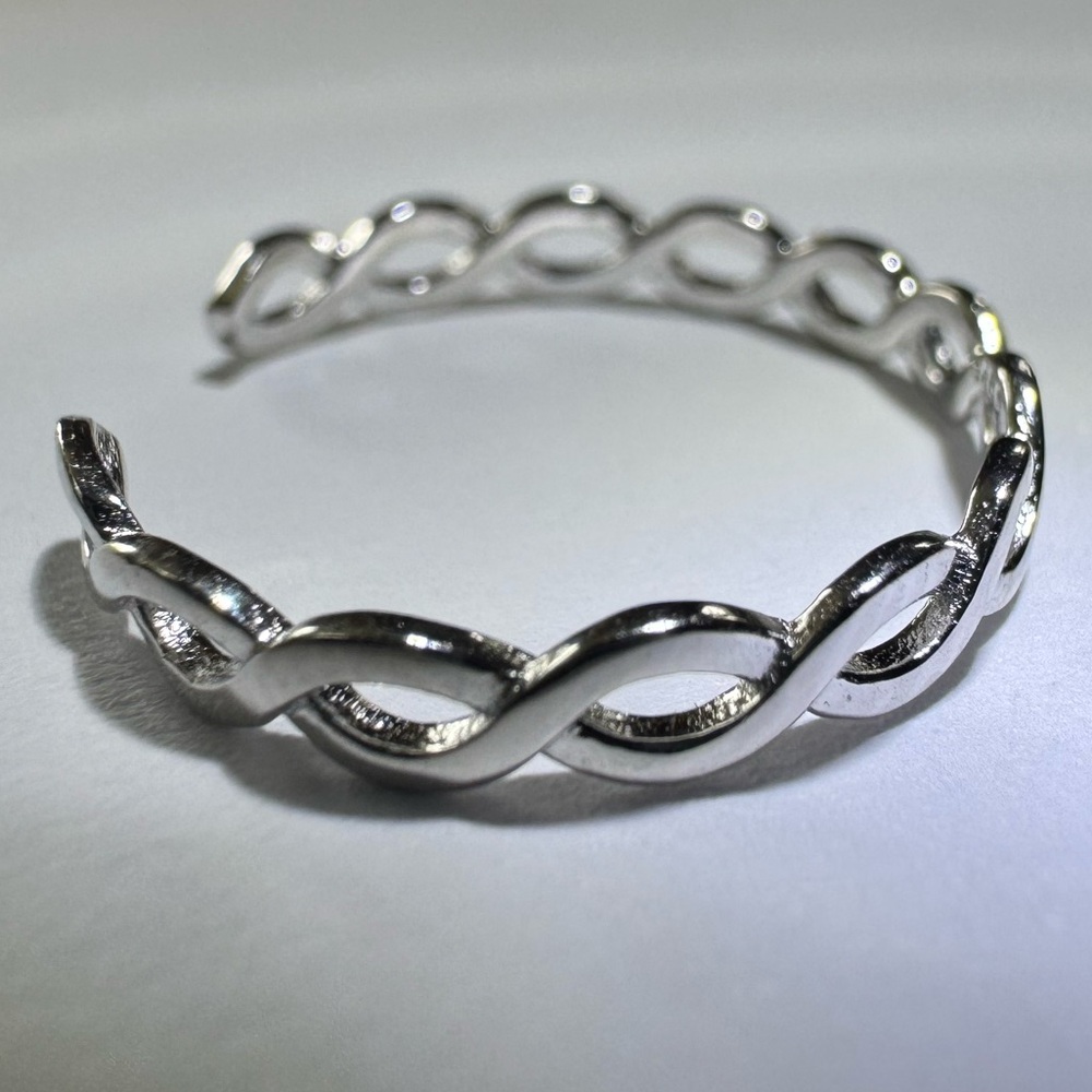 BendéLyon - 925 Sterling Silver. Hand-Made. Pinky Ring. Size: Adjustable (5-9) - Picture 2 of 2